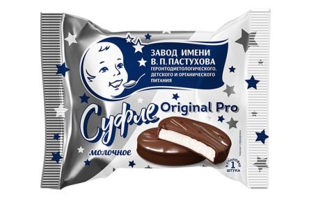 Суфле ВП ПАСТУХОВ 30гр Молочное/ваниль/молочный бельгийский шоколад/взрывная карамель 1/8шт БЗМЖ