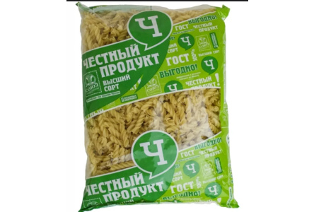 Макаронные изделия СОЮЗПИЩЕПРОМ 900гр Спиралька 1/9шт