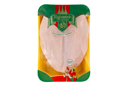 Грудка куриная КУРИНОЕ ЦАРСТВО с кожей п/д