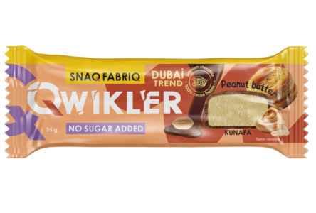 Батончик глазированный SNAQ FABRIQ 35гр Арахис/хрустящее тесто 1/30шт