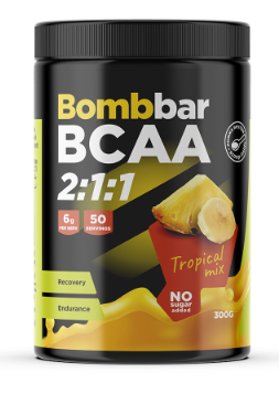 Концентрат д/коктейля BOMBBAR 300гр Тропический микс 1/12шт