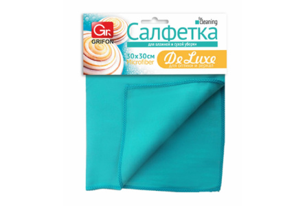 Салфетка д/стекла GRIFON Wave 30*30cм 1шт 1/50шт