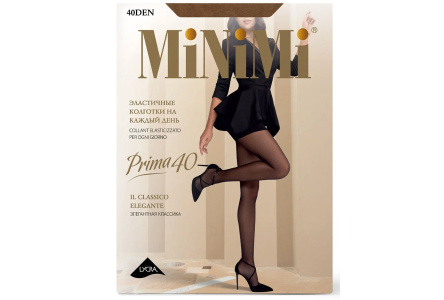 Колготки MINIMI PRIMA 40den 2S Daino шортиками 1/10шт 119418