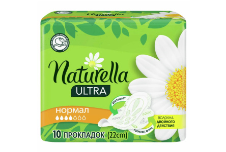 Прокладки NATURELLA Ultra Normal Single 10 шт с/кр 1/24шт