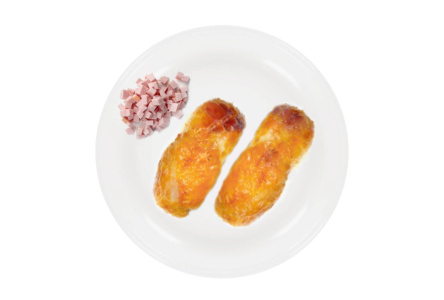 Рулет куриный с ветчиной и луком ФК