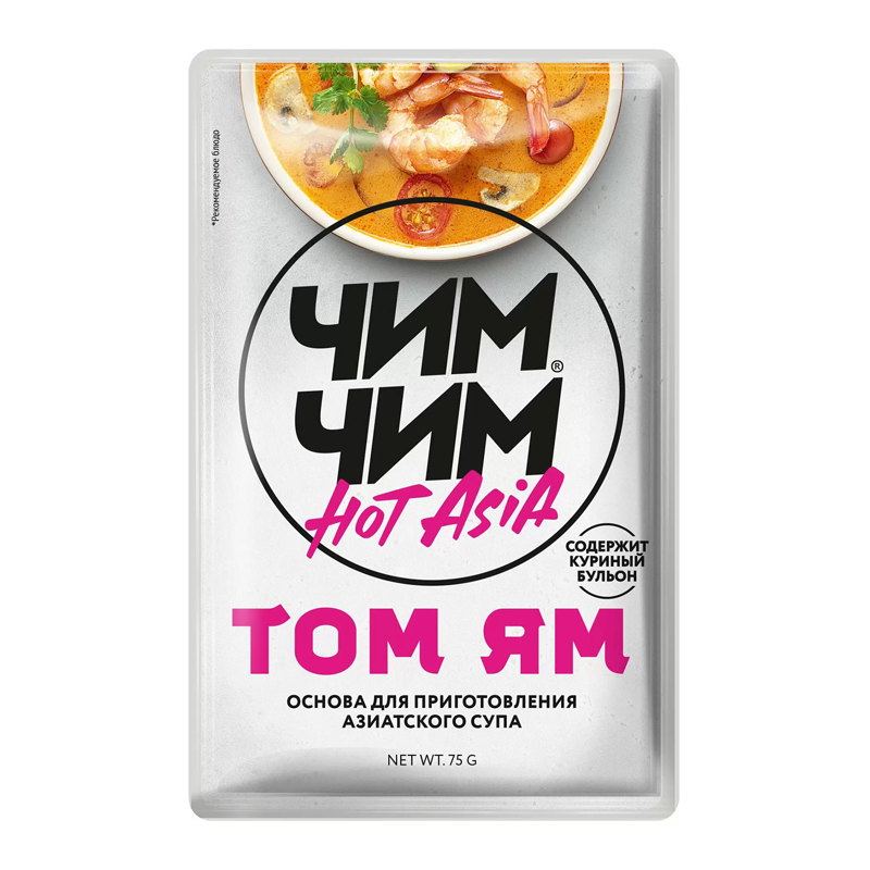 Основа для супа ЧИМ-ЧИМ 75гр Том Ям 1/18шт