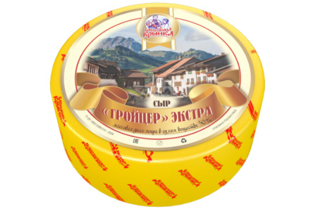 Сыр Гройцер Экстра 50% 1/7,5кг Бабушкина Крынка Беларусь