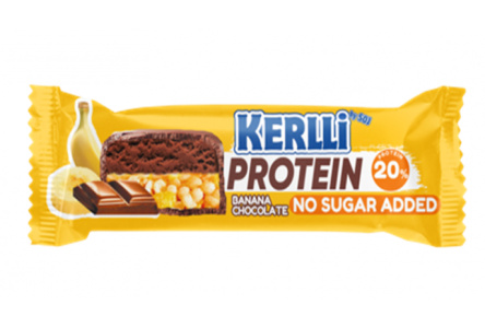 Батончик злаковый KERLLI 40гр Банан б/сахара 1/30шт