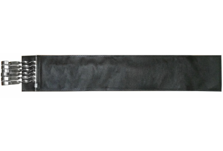 Набор шампуров плоских 6шт БАСТИОН ПРОМ 450*10*1,5мм нерж/сталь/чехол 1/10шт