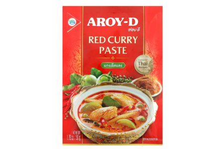 Паста AROY-D   50гр Карри красная 1/12шт