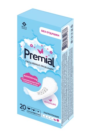 Прокладки PREMIAL PROTECT COMFORT 20шт ежедневные 1/48шт