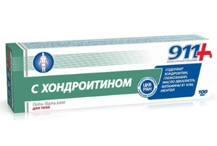 Гель-бальзам 911 100мл Хондроитин для суставов 1/1шт