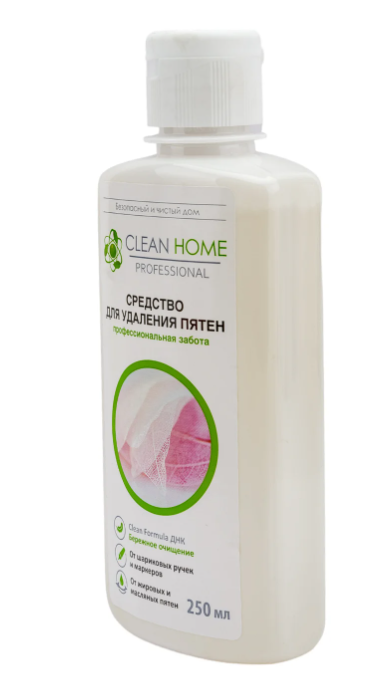 Пятновыводитель CLEAN HOME 250мл Быстрое решение 1/12шт