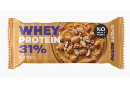 Батончик протеинновый SPORTBERRY True 40гр Соленый арахис 1/20шт