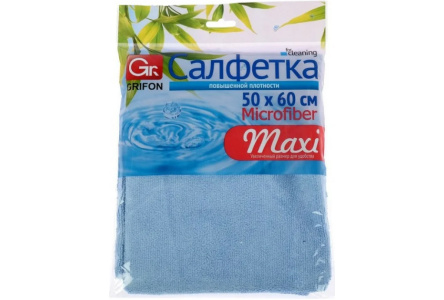 Салфетка GRIFON 50*60 MAXI микрофибра