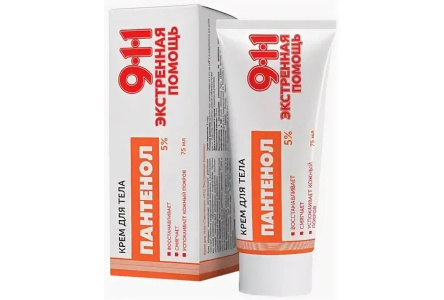 Крем для тела 911 75мл Пантенол 1/1шт