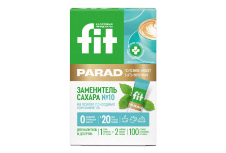 Заменитель сахара FIT PARAD №10 100гр на основе эритрола 1/10шт
