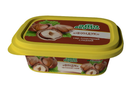 Сыр плавленный ЭТО ВКУСНО 150гр 40% Фундук 1/8шт Бабушкина крынка