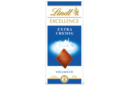 Шоколад молочный LINDT 80гр Экстра Креми 1/17шт