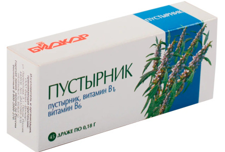 Пустырник БИОКОР 45шт 1/1шт