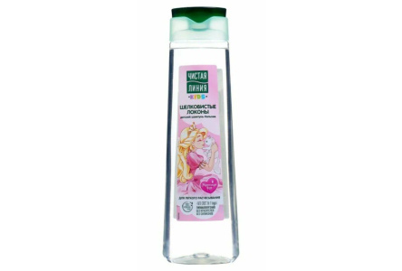 Шампунь ЧИСТАЯ ЛИНИЯ 400мл Шелковистые локоны 2в1 детский 1/12шт