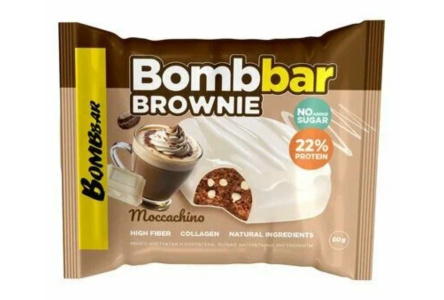 Печенье BOMBBAR 50гр Брауни моккачино 1/10шт