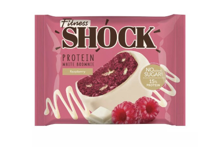 Бисквит FITNESS SHOCK 50гр Брауни малина 1/10шт