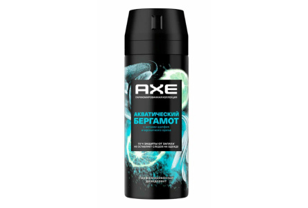 Дезодорант спрей AXE 150мл Акватический бергамот д/муж 1/6шт
