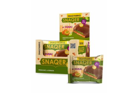 Печенье глазированное SNAQ FABRIQ 45гр Фисташка/Карамель 1/10шт