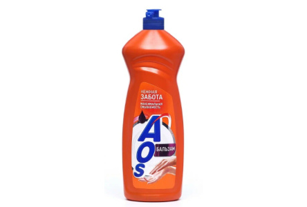 Средство д/мытья посуды AOS 900мл Бальзам 900гр 1/12шт