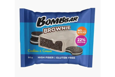 Печенье BOMBBAR 50гр Брауни печенье-крем 1/10шт