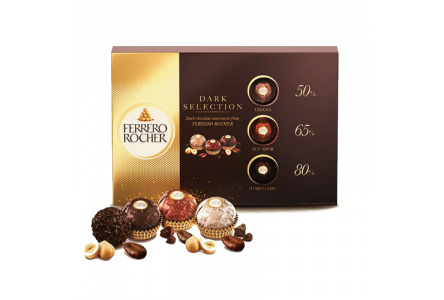 Набор конфет FERRERO ROCHER 187,5гр Dark Т15 ассорти 1/6шт