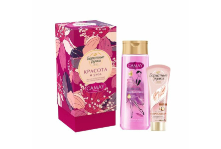 Набор CAMAY/Бархатные ручки 250мл+80мл Красота и уход 1/6шт
