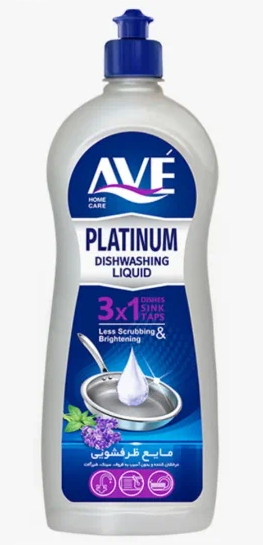 Средство д/мытья посуды AVE Platinum 750мл Лаванда 1/12шт
