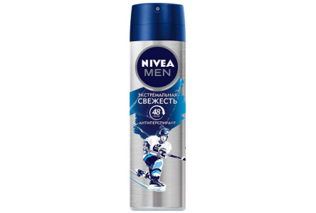 Дезодорант спрей NIVEA 150мл Экстремальная свежесть д/муж 1/12шт