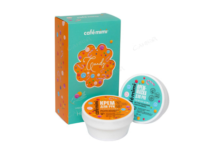 Набор подарочный CAFE MIMI Нежная кожа крем д/рук 50мл скраб д/рук 50мл