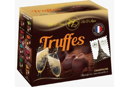 Набор конфет CHOCOLAT MATHEZ 160гр с шампанским сахаром 1/12шт