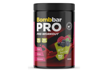 Коктейль коллаген BOMBBAR 300гр Лесные ягоды 1/12шт