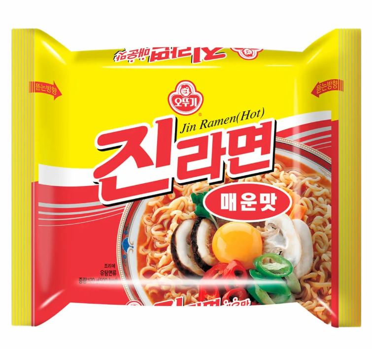 Лапша ОТТОГИ 120гр Jin Ramen Hot острая 1/20шт