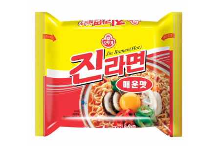 Лапша ОТТОГИ 120гр Jin Ramen Hot острая 1/20шт