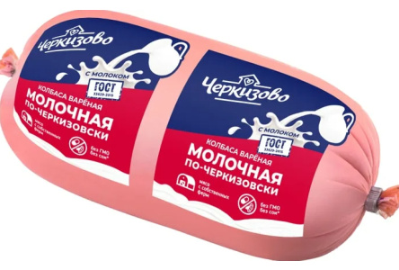 Колбаса вареная ЧЕРКИЗОВО 400гр Молочная по-черкизовски 1/6шт