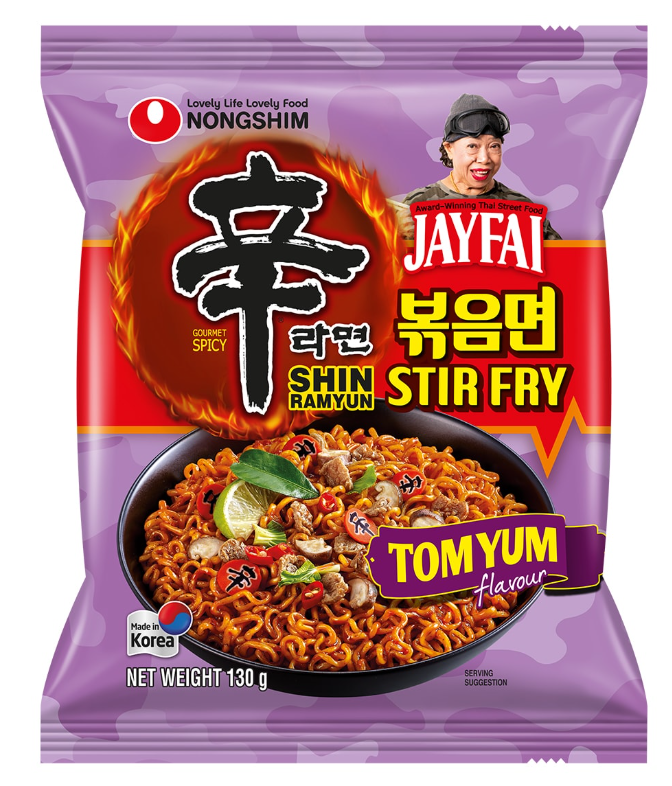 Лапша NONGSHIM 130гр Shin Stir Fry Tom Yum 1/20шт