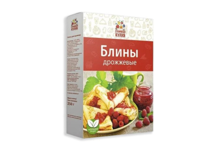 Смесь д/выпечки ОТЛИЧНАЯ КУХНЯ 250гр Блины дрожжевые 1/26шт