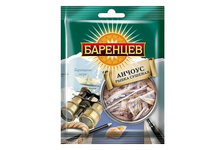 Рыба сушеная БАРЕНЦЕВ 20гр Анчоус 1/25шт