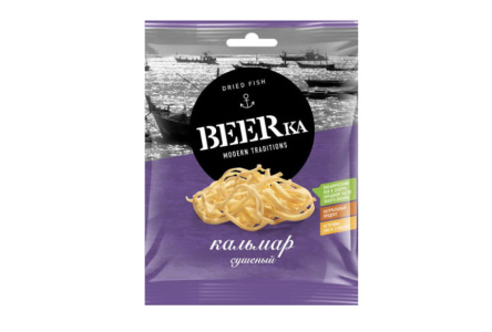 Кальмар BEERka 70гр Перуанский соломка 1/20шт