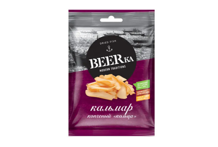 Кальмар BEERka 38гр Перуанский кольца 1/20шт