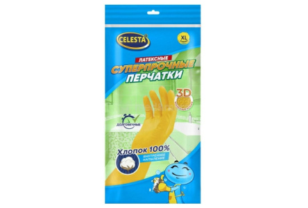 Перчатки CELESTA р-р XL Хозяйственные 1/12шт