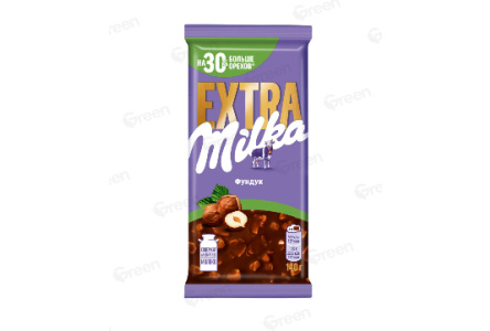 Шоколад MILKA Extra 140гр Фундук 1/15шт