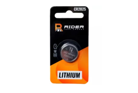 Батарейки литиевые RIDER СR2025  3В 1/10шт