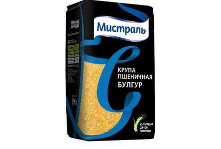 Крупа МИСТРАЛЬ 500гр Булгур пшеничная 1/12шт